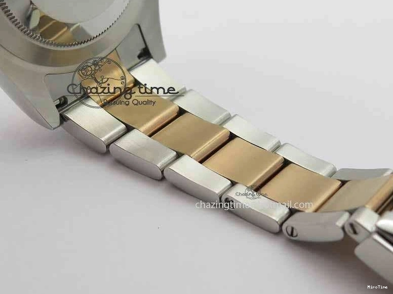 MiroTime 1218 Sleek DateJust II 41mm SS RG BP Maker Best Edition RG Roman Dial On SS RG Bracelet SA 3711